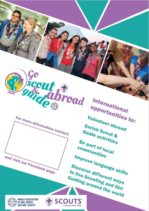 Go Scout and Guide Abroad poster